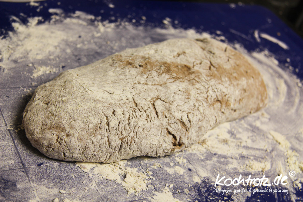 Kracherkrusten-Brot glutenfrei ohne Kneten