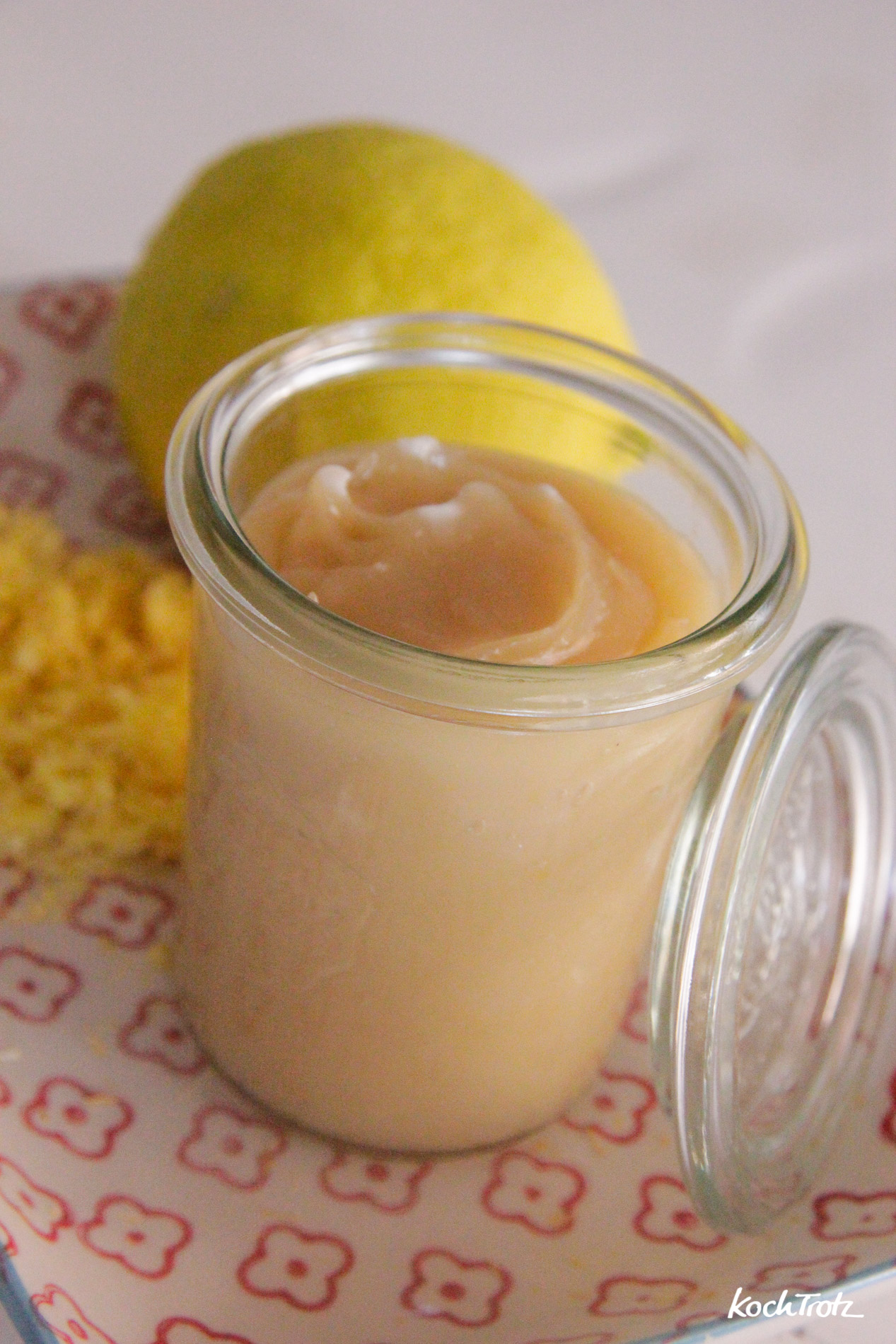 Zitronencreme - vegan Lemon Curd - KochTrotz | kreative Rezepte