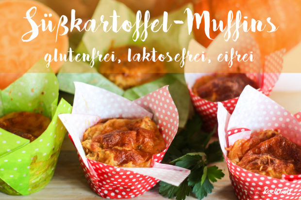 Herzhafte Süßkartoffel-Muffins - variables Rezept - glutenfrei ...