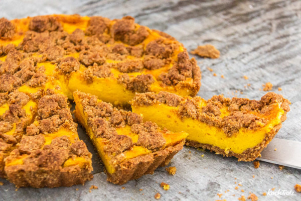 Mango-Pudding-Streuselkuchen | super einfach | glutenfrei