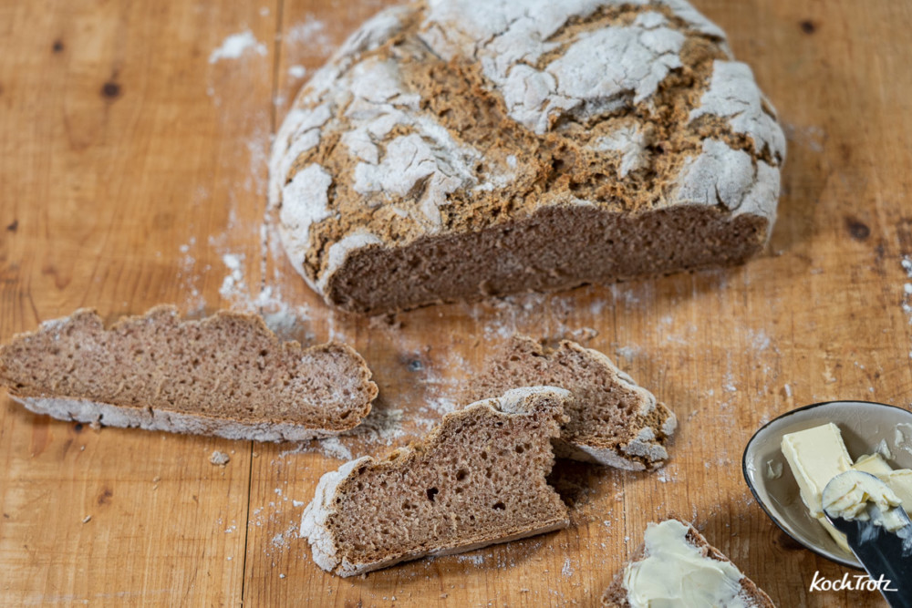 Irisches Sodabrot glutenfrei - einfaches glutenfreies Brot