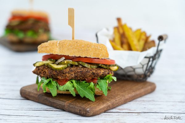 Champignon Burger | glutenfrei | laktosefrei | vegetarisch