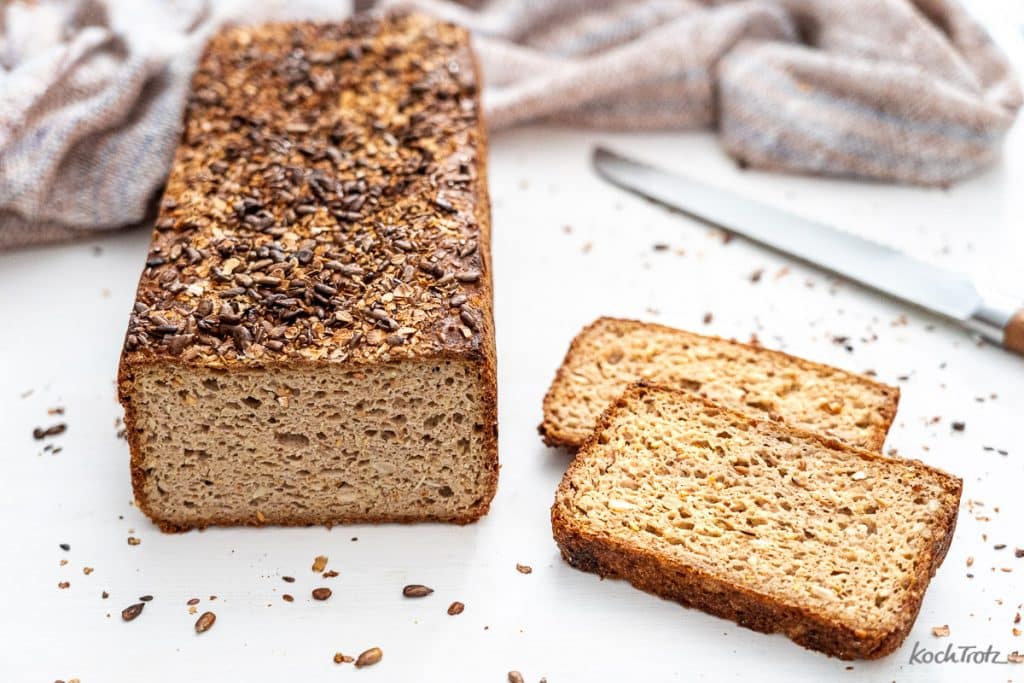 Brotzeit: Unsere liebsten Brot-Rezepte 9 Rezept Vollkornkasten glutenfreies Sauerteigbrot ohne Kneten