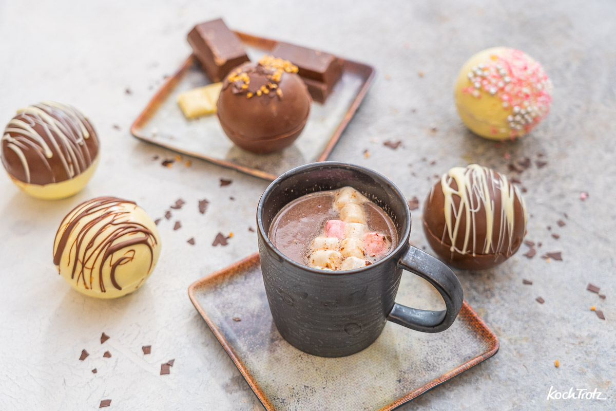 Hot Chocolate Bombs - Schoko-Kugeln für heißen Kakao