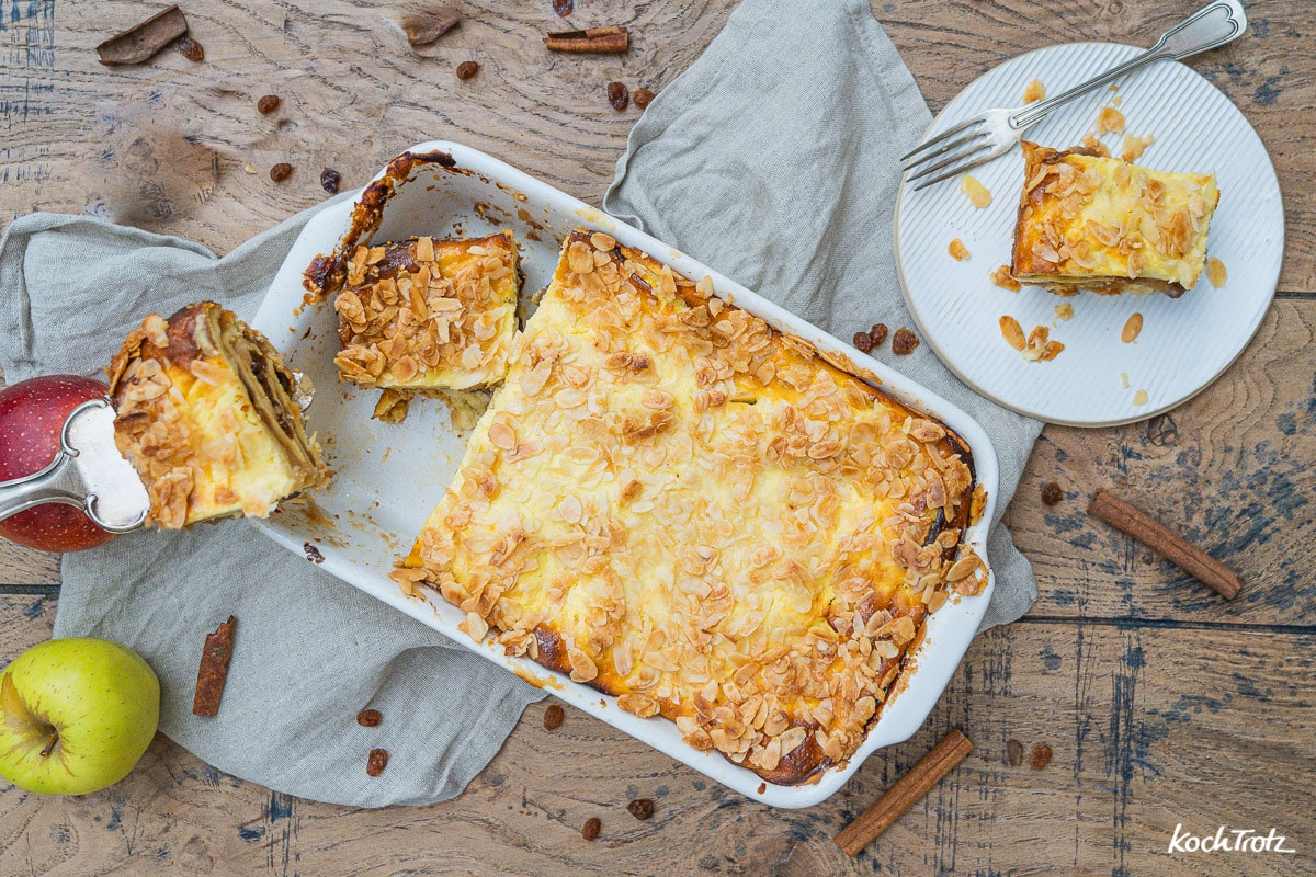 Apfel-Lasagne mit Knusperhaube 7 Apfel Lasagne wahlweise glutenfrei laktosefrei 31 36kochtrotzt-rezepte