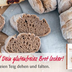 KochTrotz Backbuch "Genial glutenfrei Backen" | Video | Glutenfreien Teig dehnen und falten