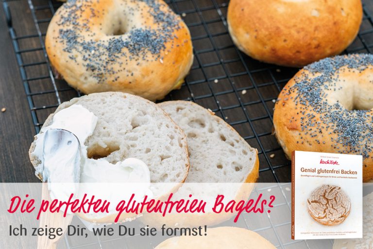 KochTrotz Backbuch "Genial glutenfrei Backen" | Video | Glutenfreie Bagesl formen
