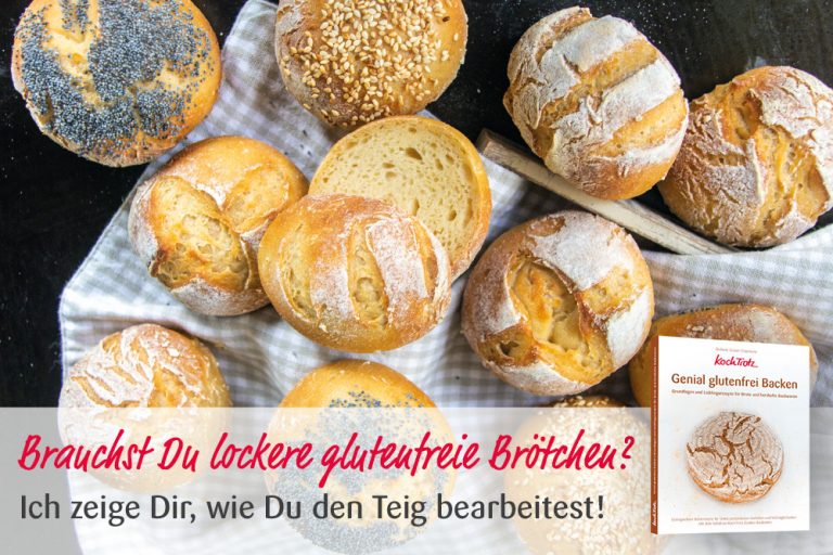 KochTrotz Backbuch "Genial glutenfrei Backen" | Video | Glutenfreie Brötchen formen