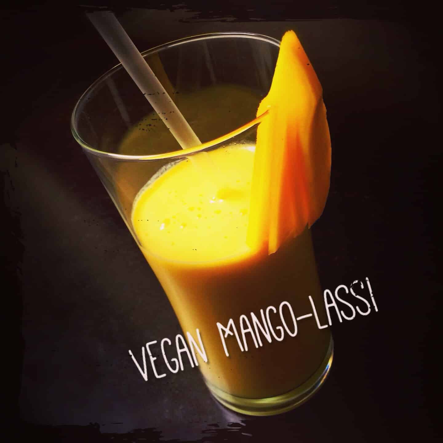 Mango-Lassi vegan oder vegetarisch auch für Thermomix 1 Mango Lassi vegan veggie 8kochtrotzt-rezepte