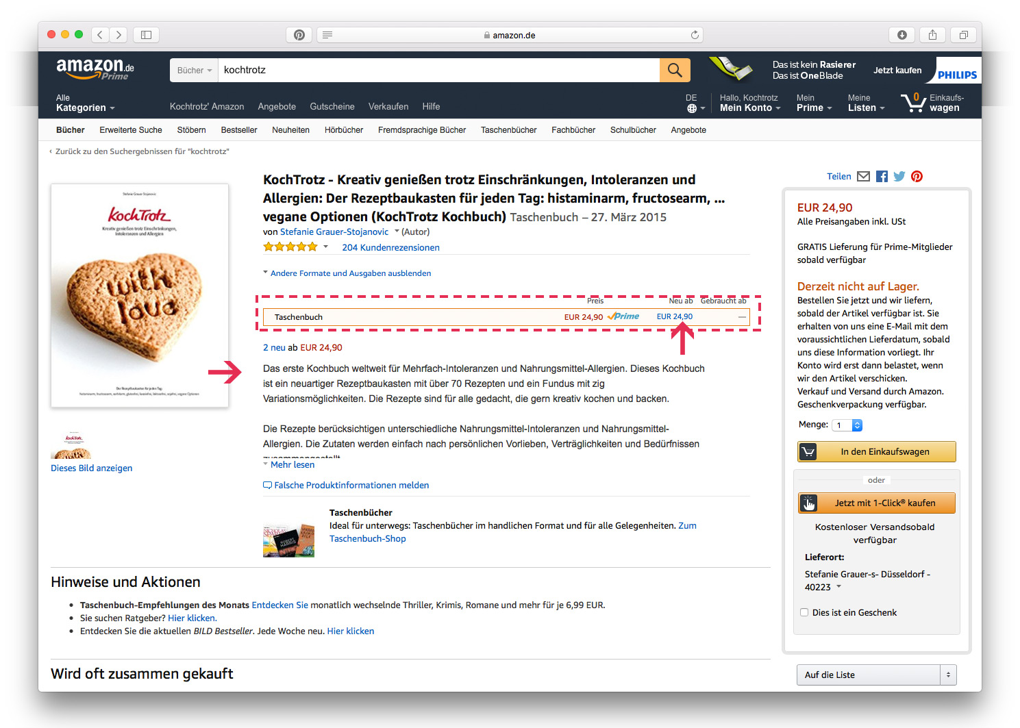 Hinweis in eigner Sache. So bestellt ihr aktuell die KochTrotz Bücher online. 30 KochTrotz Bücher | Bezugsquellen