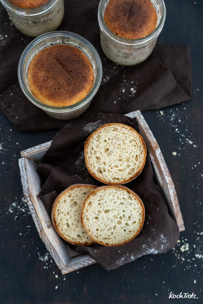 Schritt-für-Schritt-Anleitung Brot und Kuchen im Glas. Hält monatelang