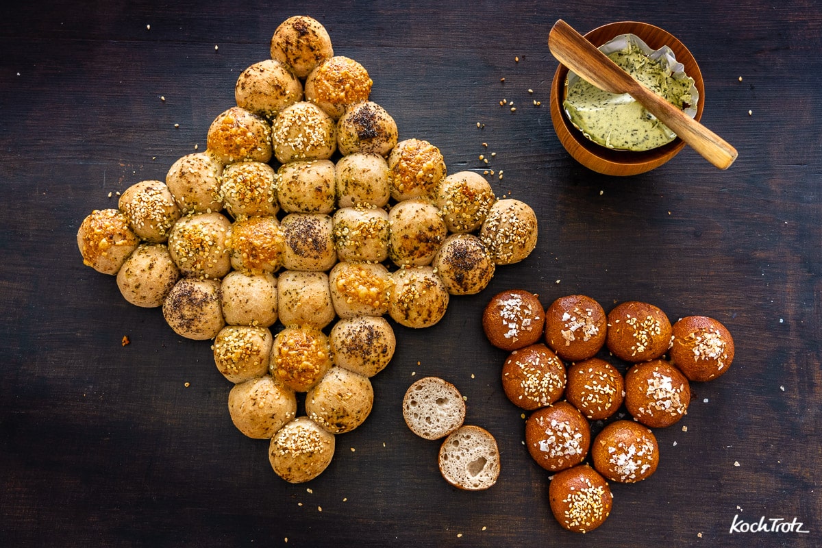 Partybrötchen | Bubble Bread | glutenfrei und vegan 8 bubble bread glutenfrei 15 14kochtrotzt-rezepte