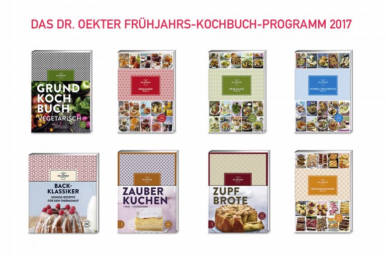 Dr. Oetker Frühjahrs-Kochbuch-Programm 2017 | KochTrotz Rezension