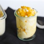 Selbstgemachtes Eis zu hart: Diese Tricks helfen! 9 Frozen Yoghurt mit Aquafaba und Früchten | vegan oder vegetarisch