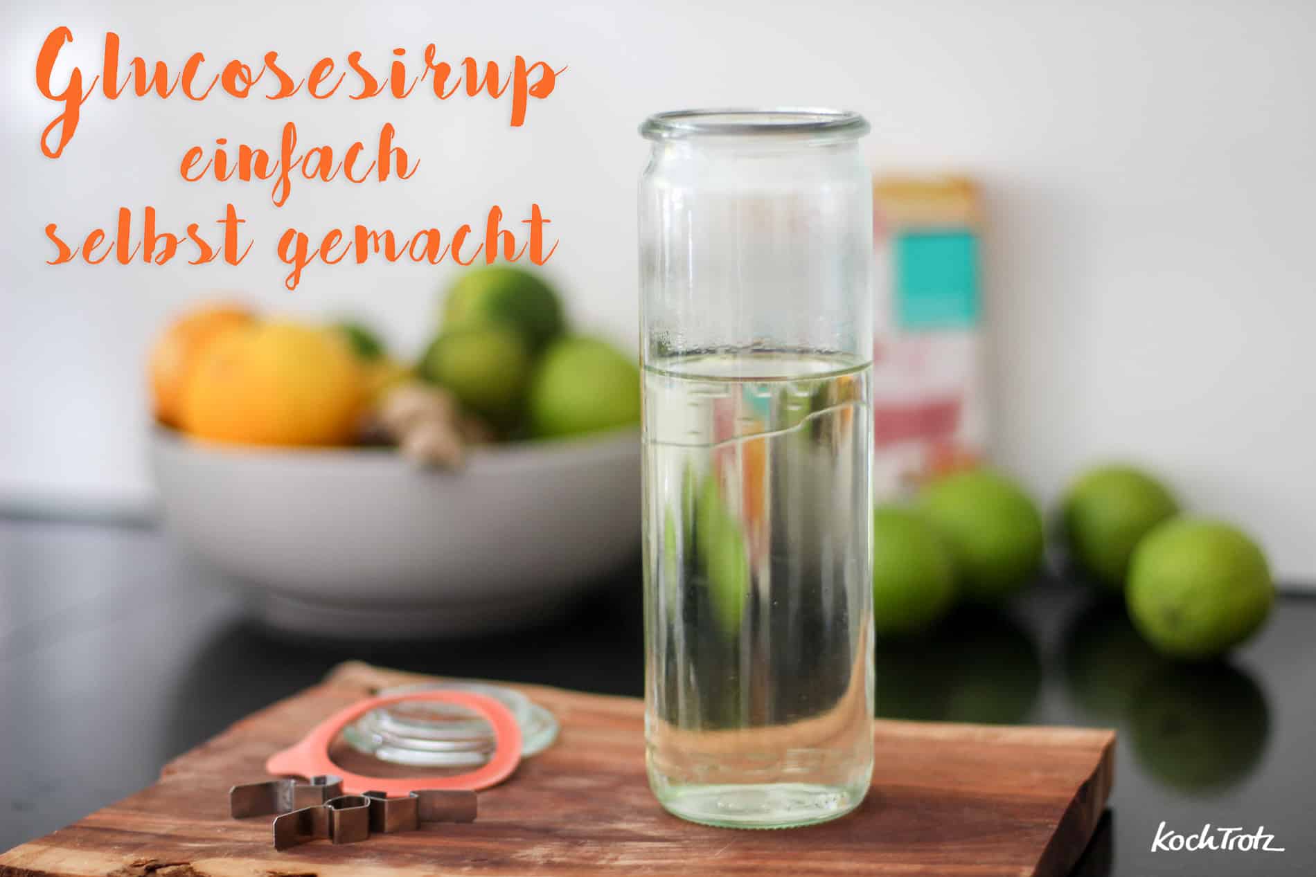 Glucosesirup ganz einfach selbst herstellen - frucotsefrei und allergiearm - im Topf auf dem Herd, mit dem Thermomix oder mit der Kenwood Cooking Chef 2 glucosesirup selbstgemacht fructosearm 1 2 1kochtrotzt-rezepte