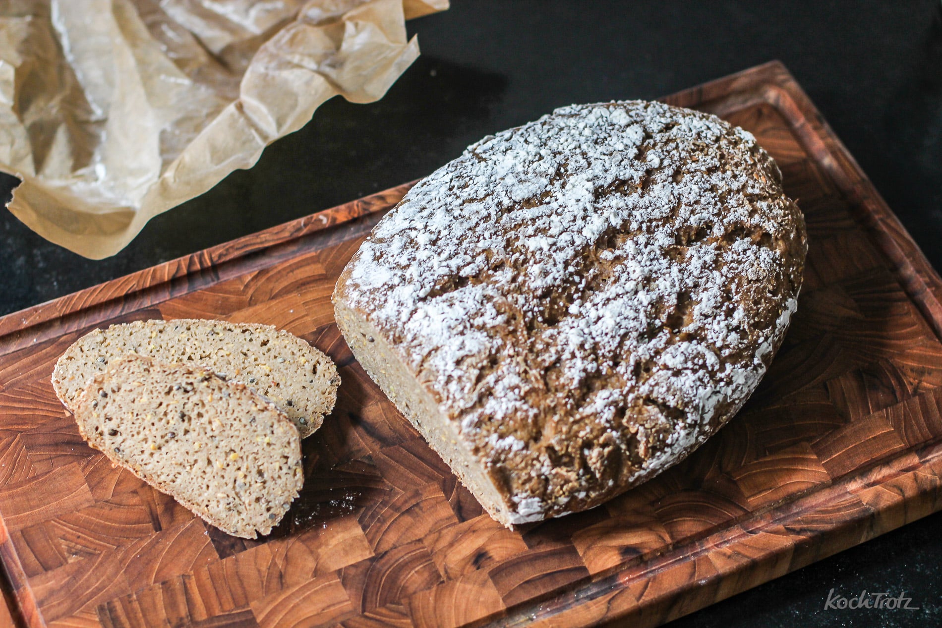 Max das Brot - Backen mit glutenfreiem Lievito Madre - variables Rezept - World Bread Day 2016 4 glutenfreies brot mit lievito madre max 1kochtrotzt-rezepte