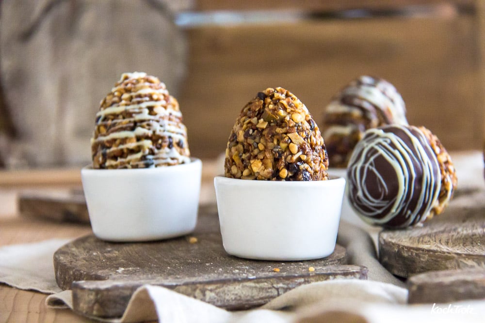 Granola-Eier | Idee für das Osterfrühstück | Granola-Bites 6 granola eier 2 13kochtrotzt-rezepte