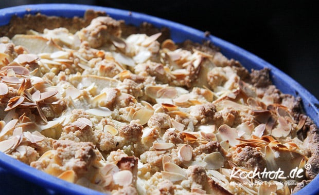 Apfelkuchen mit Ingwer - ein Teig, kein Ausrollen, schnelle Nummer 1 kt f Apfel Streuselkuchen1 4kochtrotzt-rezepte
