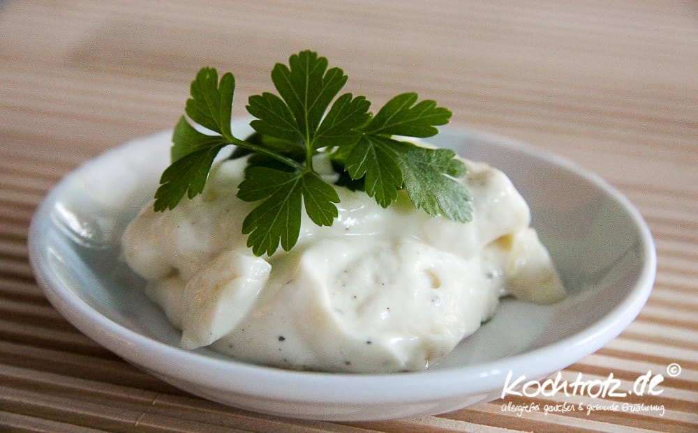 MAYONNAISE für alle - auch für Allergiker 1 kt f mayonnaise histaminarm 4kochtrotzt-rezepte