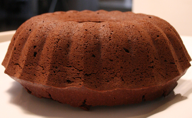 Schoko-Rote-Bete-Kuchen, Napfform
