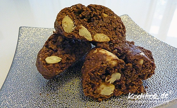 Dunkle Dinkel-Cantuccinis mit Schoko, ohne Ei, ohne Milch 1 kt f schoko cantuccinis 5kochtrotzt-rezepte