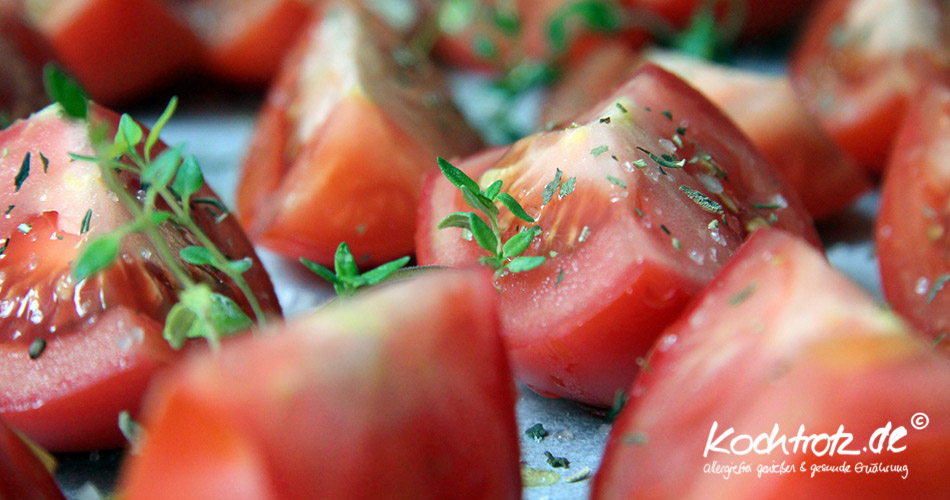 Vorbereitung für getrocknete tomaten Vorbereitung für getrocknete tomaten