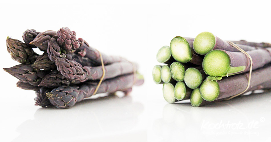 violetter Spargel violetter Spargel