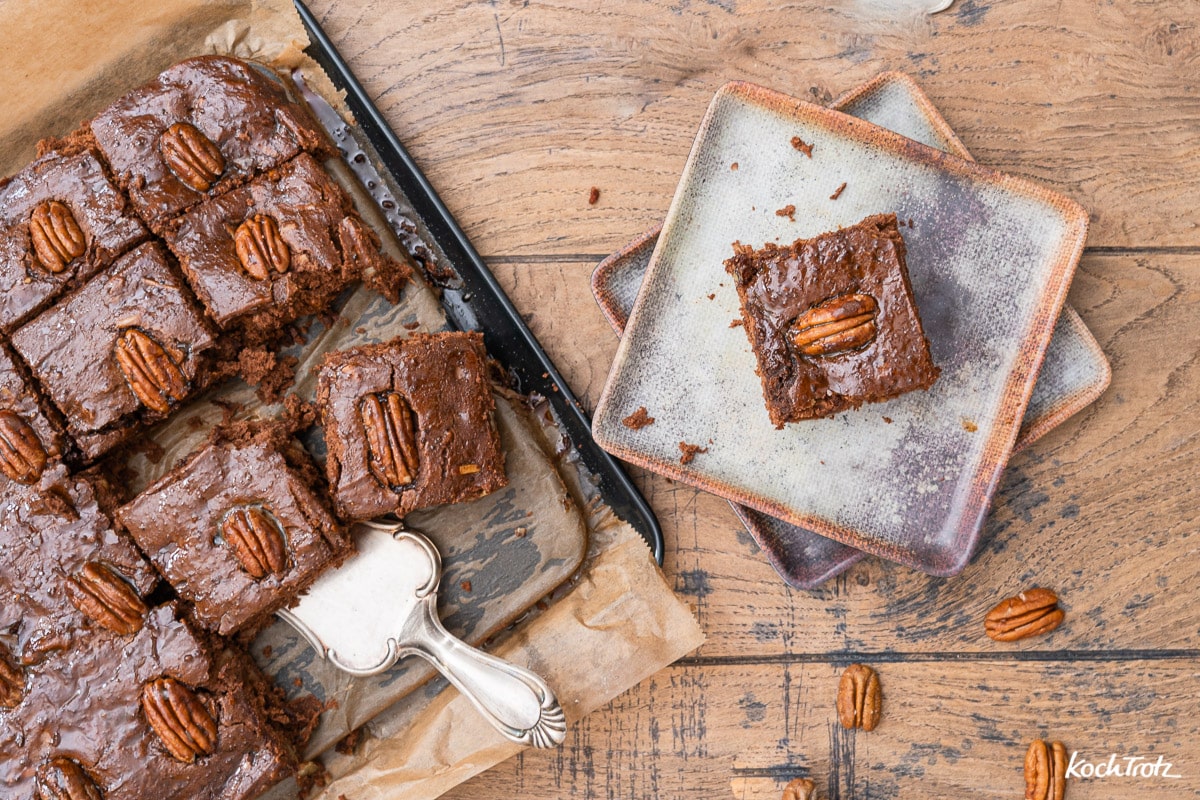 Schnelle Lebkuchen vom Blech - wahlweise glutenfrei + vegan 4 lebkuchen vom blech rezept wahlweise glutenfrei 18 18kochtrotzt-rezepte