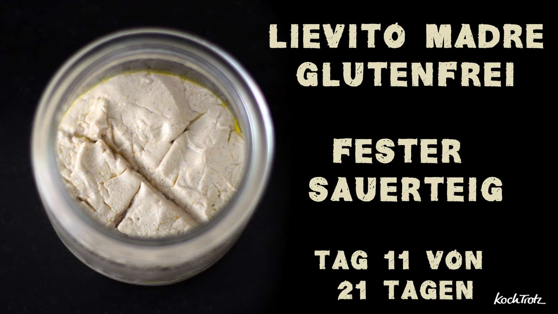 Tag 11 von 21 - Lievito Madre glutenfrei - Gemeinschaftsprojekt zum mitmachen - Schritt für Schritt Anleitung mit Film 4 lievito madre glutenfrei tag11 kochtrotz 1 1kochtrotzt-rezepte