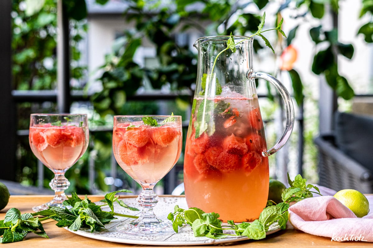 Sommerliche Melonen-Sangria | optional alkoholfrei, fructosearm und histaminarm 5 melonensangria 5 15kochtrotzt-rezepte