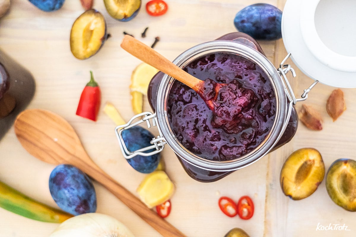 Pflaumen-Chutney ohne Alkohol | auch histaminarm 5 pflaumen chutney ohne alkohol 9 15kochtrotzt-rezepte