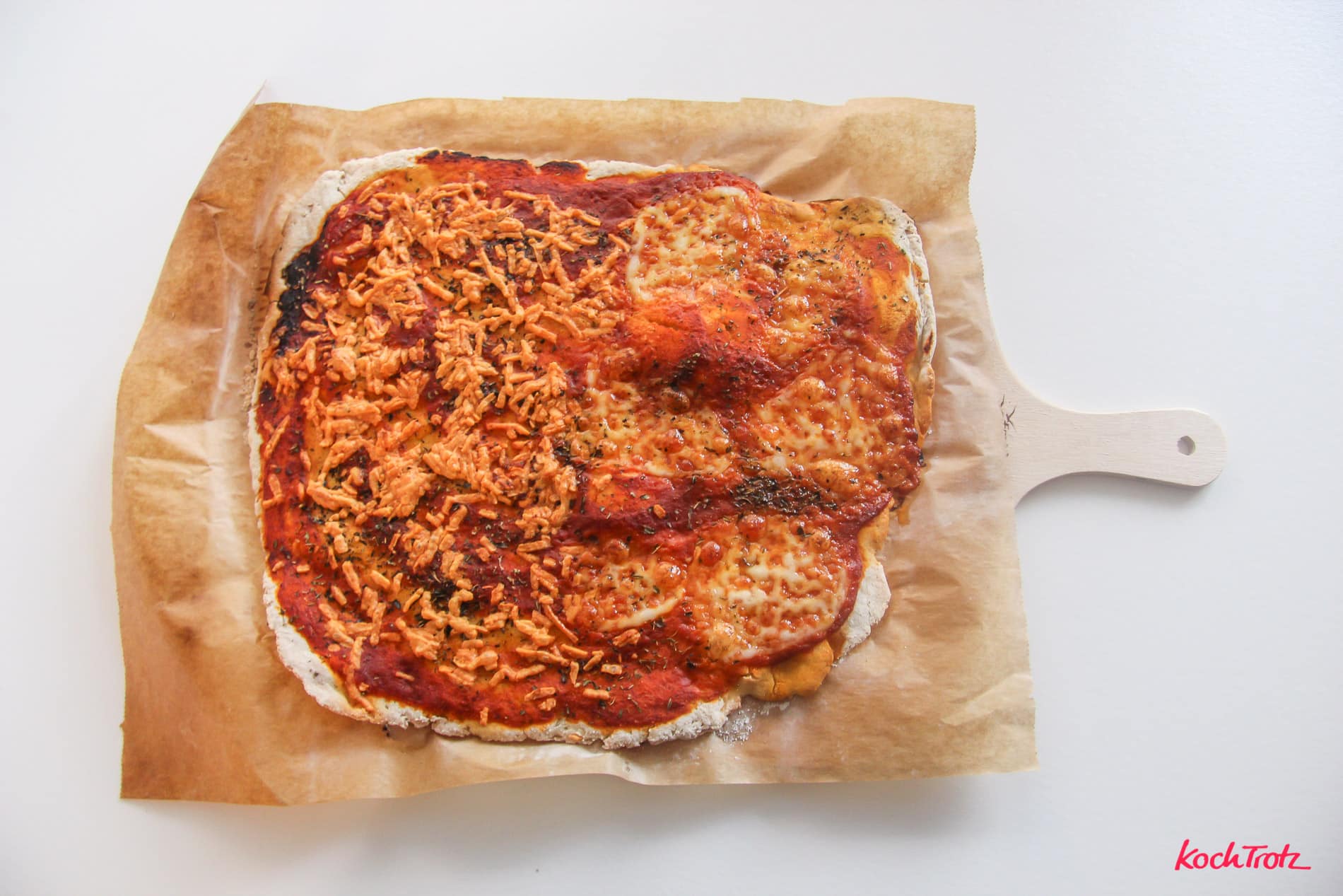 Glutenfreier Pizzateig mit Hefe und hefefreier Variante - ohne Fertigmehl - ohne Tomatensauce - histaminarm - mit Schritt-für-Schritt Videoanleitung 4 pizzza glutenfrei mit oder ohne hefe 1 2 2kochtrotzt-rezepte