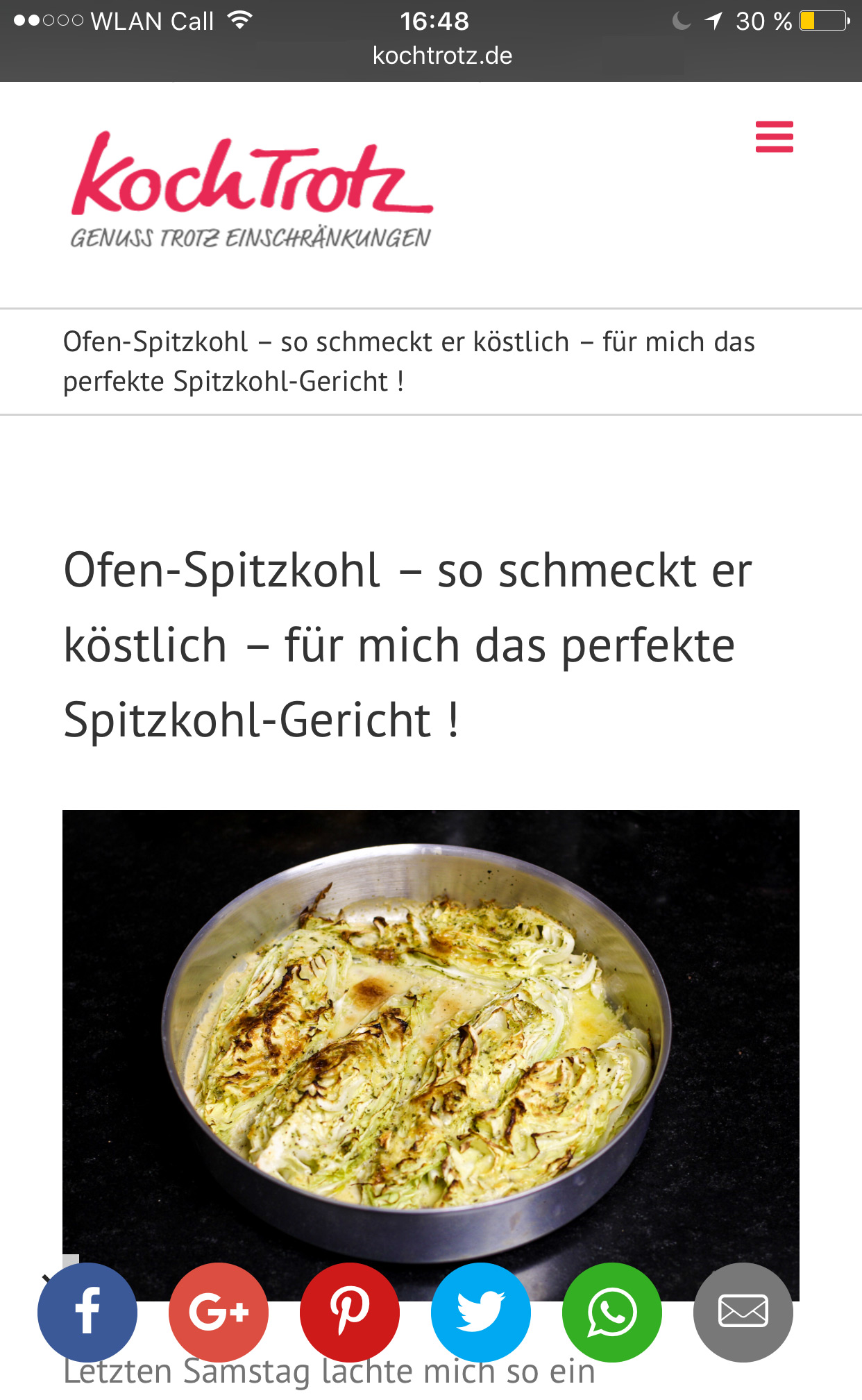 Der neue KochTrotz Blog ist da! 12 KochTrotz Relaunch
