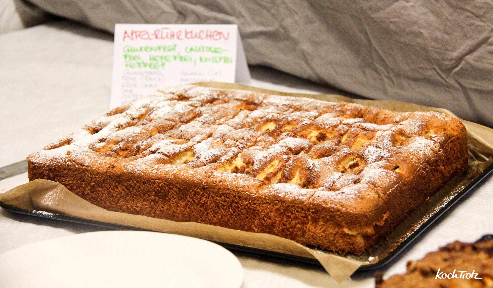 saftiger, lockerer, glutenfreier, fettfreier Rührkuchen, Muffins oder Kleingebäck - einfaches und schnelles Grundrezept mit vielen Variationsmöglichkeiten - optional fructose- und histaminarm 10 ruehrkuchen apfel glutenfrei 1 1kochtrotzt-rezepte