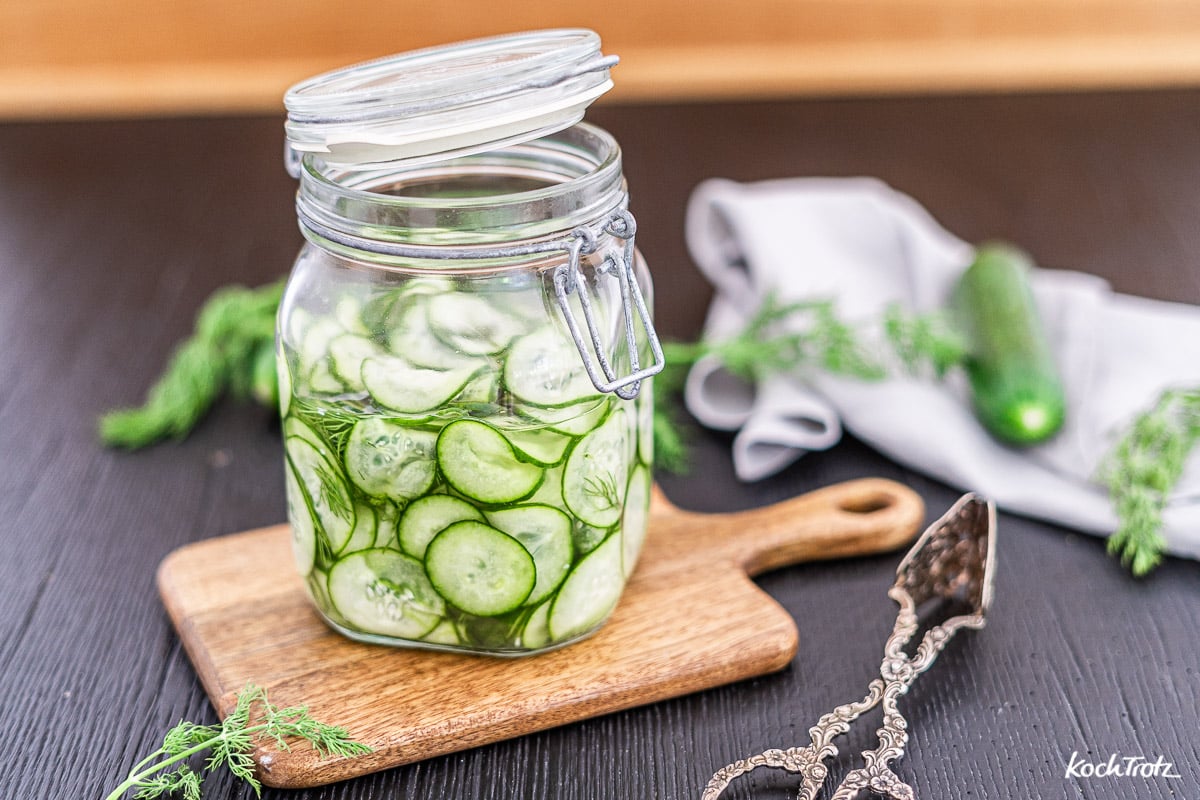 Schnelle Essiggurken in 6 Stunden | histaminarm und fructosearm 5 schnelle essiggurken histaminarm 13 14kochtrotzt-rezepte