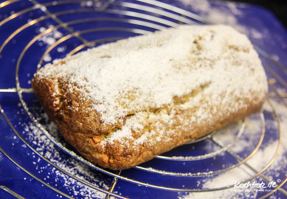 Christstollen mit Früchten - hefefrei, glutenfrei, eifrei - ohne Zitronat/Orangeat - auf Wunsch vegan 2 stollen glutenfrei hefefrei 1 7 3kochtrotzt-rezepte