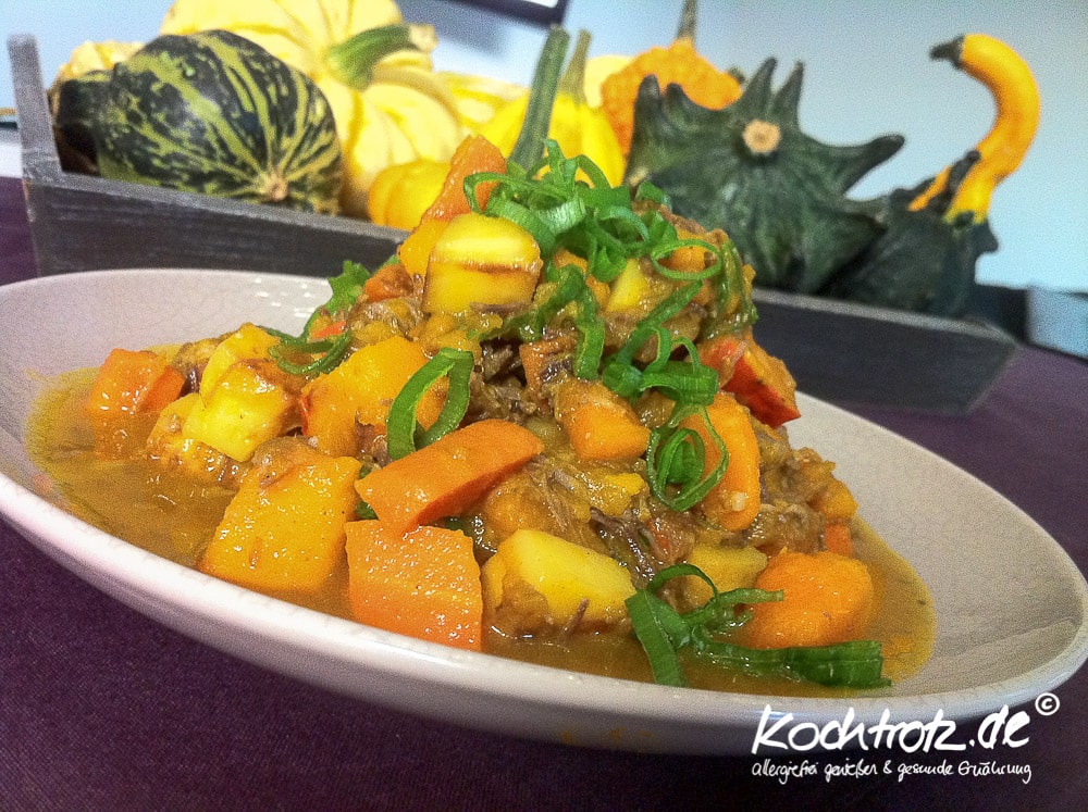 Tafelspitz-Salat mit geröstetem Kürbis 1 tafelspitz salat mit geroestetem kuerbis 1 4kochtrotzt-rezepte