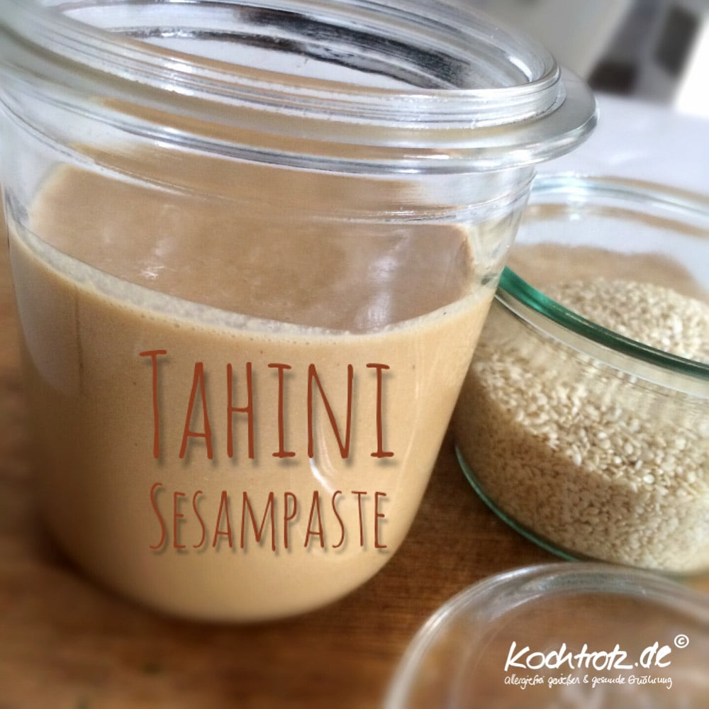 Tahini - Sesampaste selbstgemacht für klassische Mixer und auch Thermomix 1 tahini sesampaste rezept 1 2 3kochtrotzt-rezepte