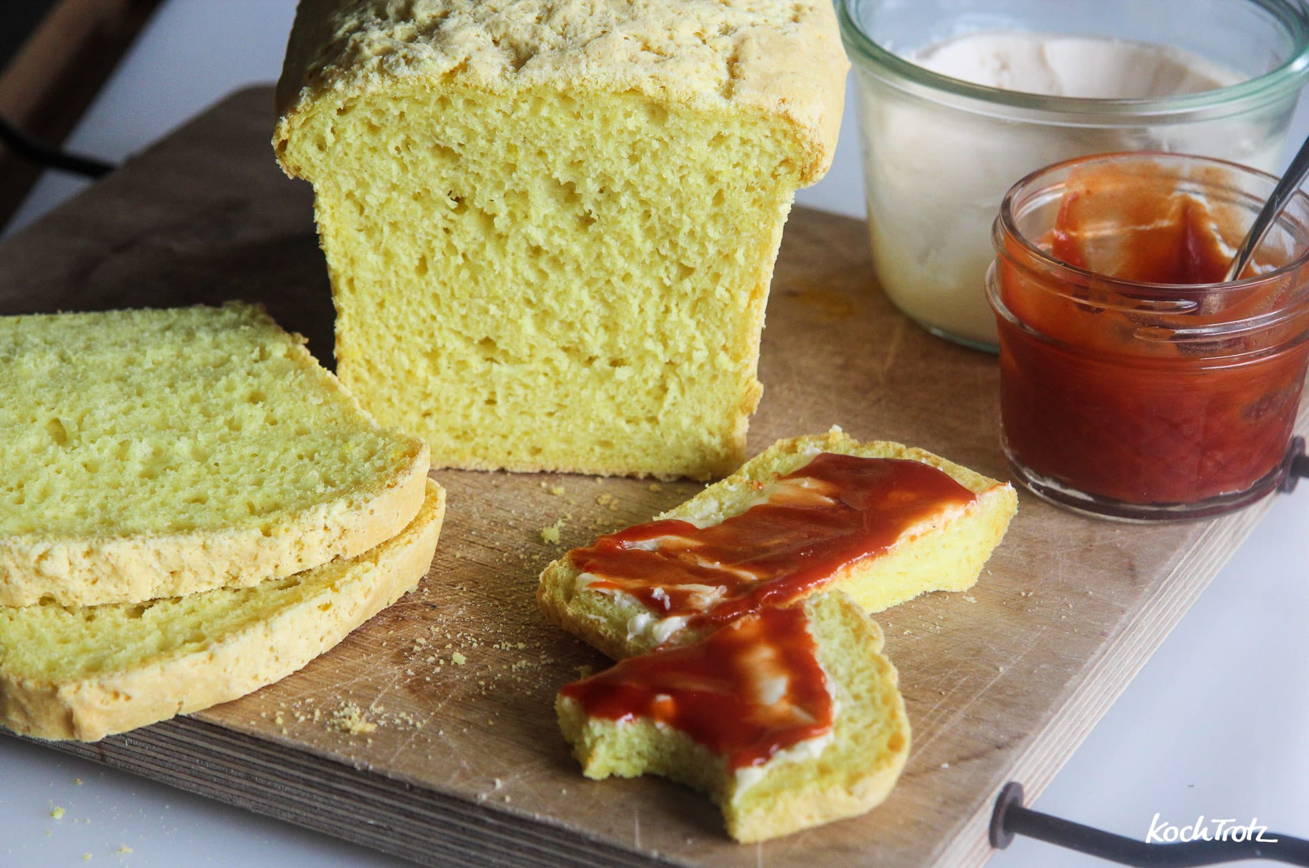 glutenfreies Toastbrot - locker, lecker, nicht trocken auch für den Sandwichmaker 3 toastbrot glutenfrei vegan eiersatz 1 10 2kochtrotzt-rezepte