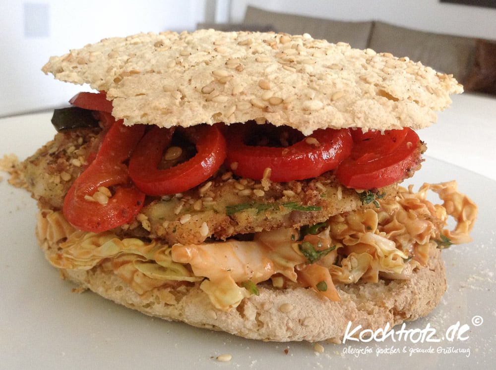 Vollkorn-Burger-Brötchen glutenfrei Rezept-Umwandlung aus vegan-for-fit 2 vegan for fit challenge burger broetchen glutenfrei rezept 1 11 7kochtrotzt-rezepte