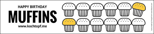 Geburtstags-Blog-Event CXXIV - Muffins (Einsendeschluss 15. Oktober 2016 - Icons made by Freepik from www.flaticon.com)