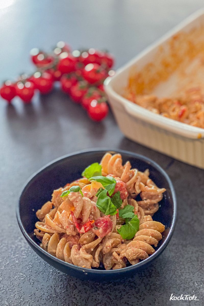 Baked Feta Pasta - so gut, so einfach, so variabel 2 Rezept Baked Feta Pasta