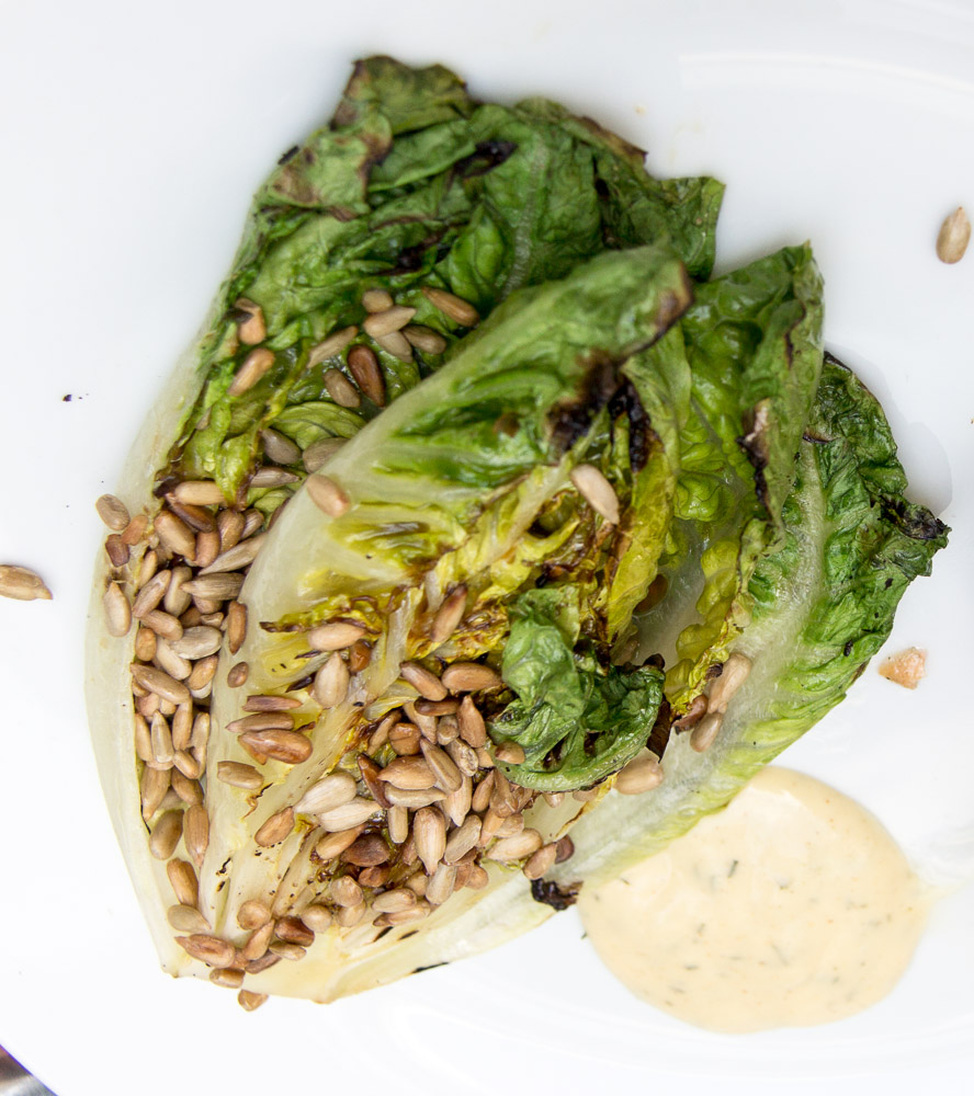 Gegrillter Salat | Mini-Romana gegrillt