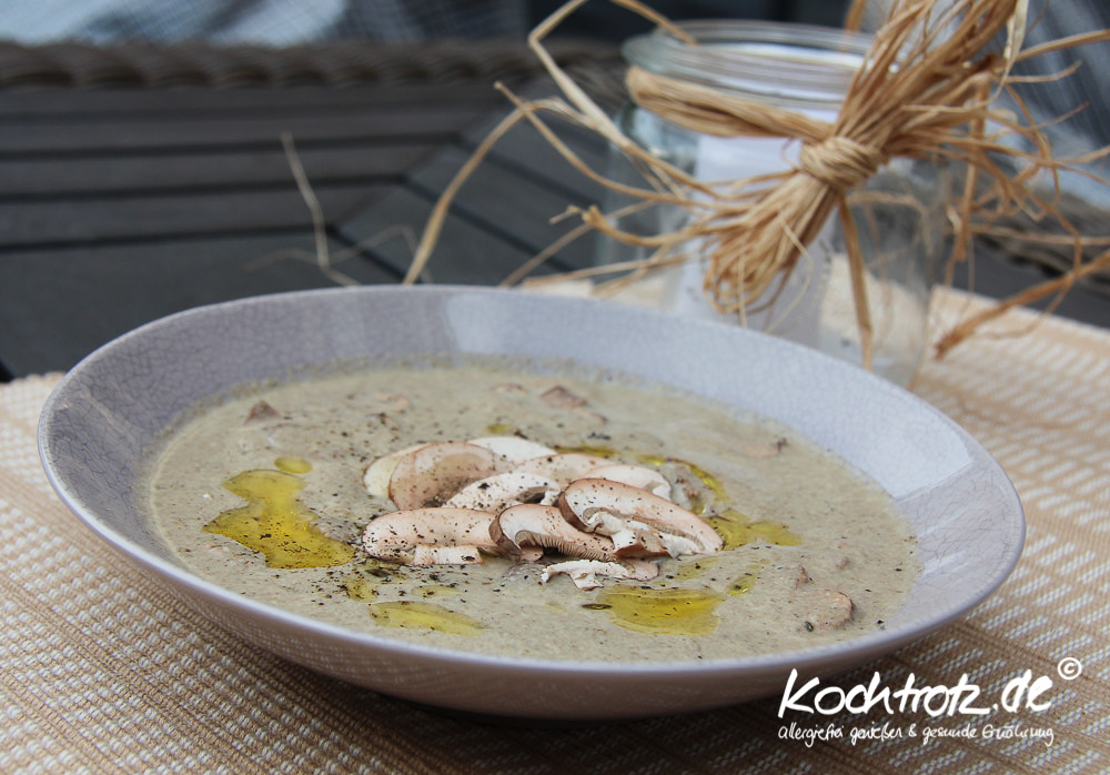 Champignons-Cremesuppe fructosearm