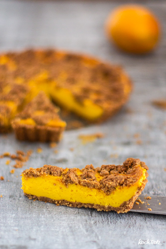 Mango-Pudding Streuselkuchen | glutenfrei | ohne Fertigmehlmischung | auch vegan