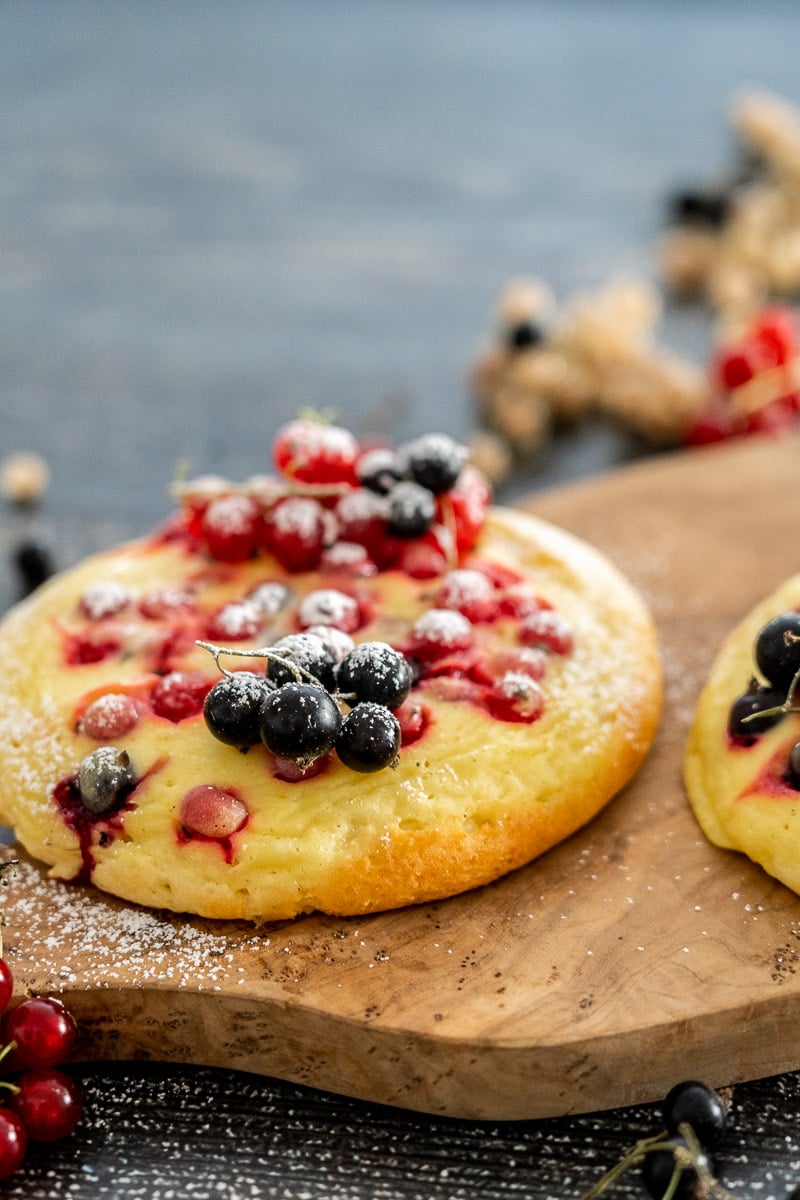 Glutenfreie Puddingteilchen | Grundrezept Quark-Öl-Teig 3 glutenfreie Puddingteilchen | ohne Fertigmehlmischung | mit Früchten | optional eifrei
