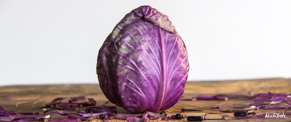 Spitzkohlsalat mit Rote Bete 2 Roter Spitzkohl