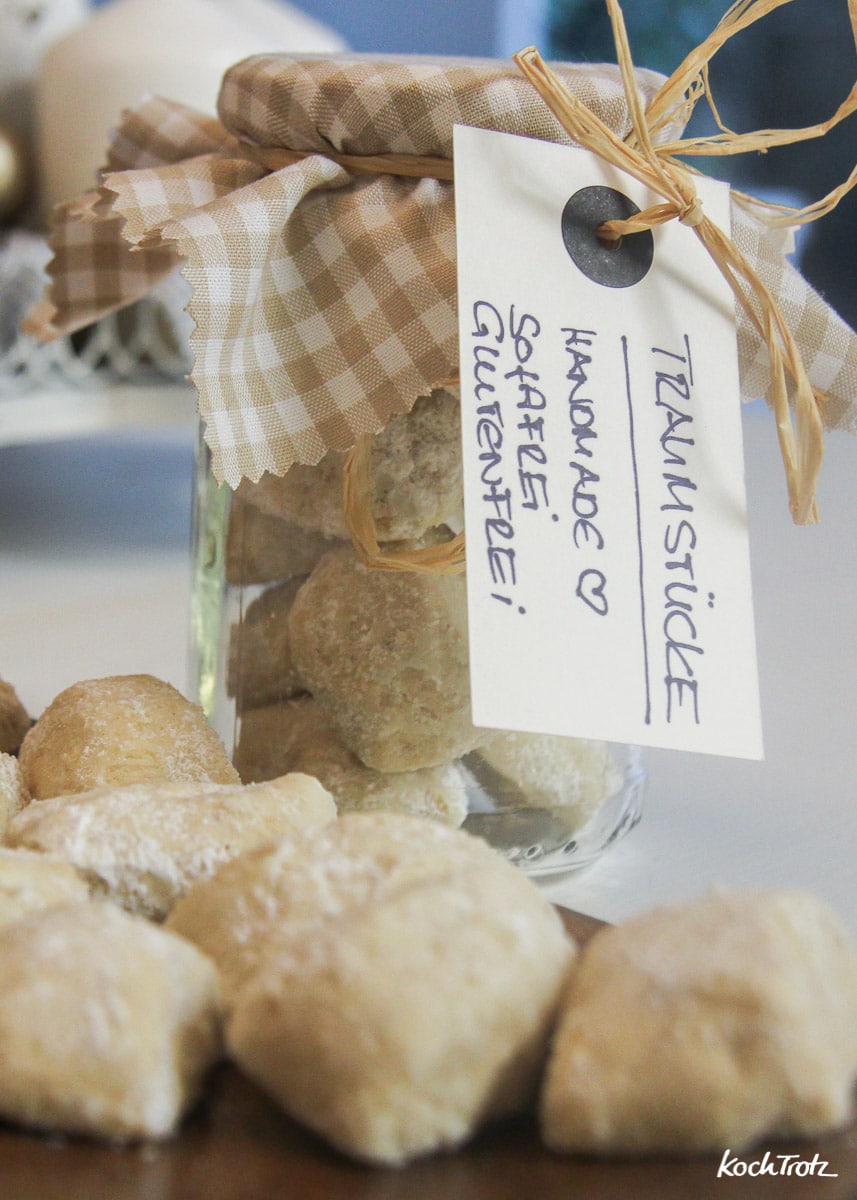 Traumstücke glutenfrei mit Ei 1 Glutenfreie Traumstücke mit Ei. Rezept für Plätzchen, die das ganz Jahr schmecken