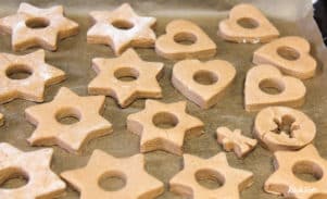 Winterliche Zimtstern-Donuts aus dem Backofen | glutenfrei | optional hefefrei,eifrei, fruktosearm und vegan | auch für Kenwood Cooking Chef 9 zimtstern donuts glutenfrei 3kochtrotzt-rezepte
