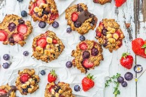 Was koche ich heute? 36 Breakfast Cookies Frühstückskekse ohne Mehl zuckerfrei